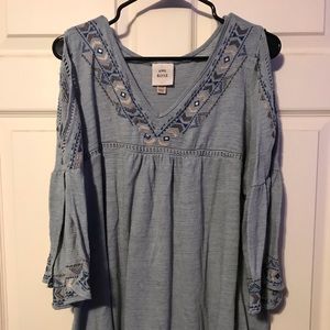 Blouse With Stitched Designs